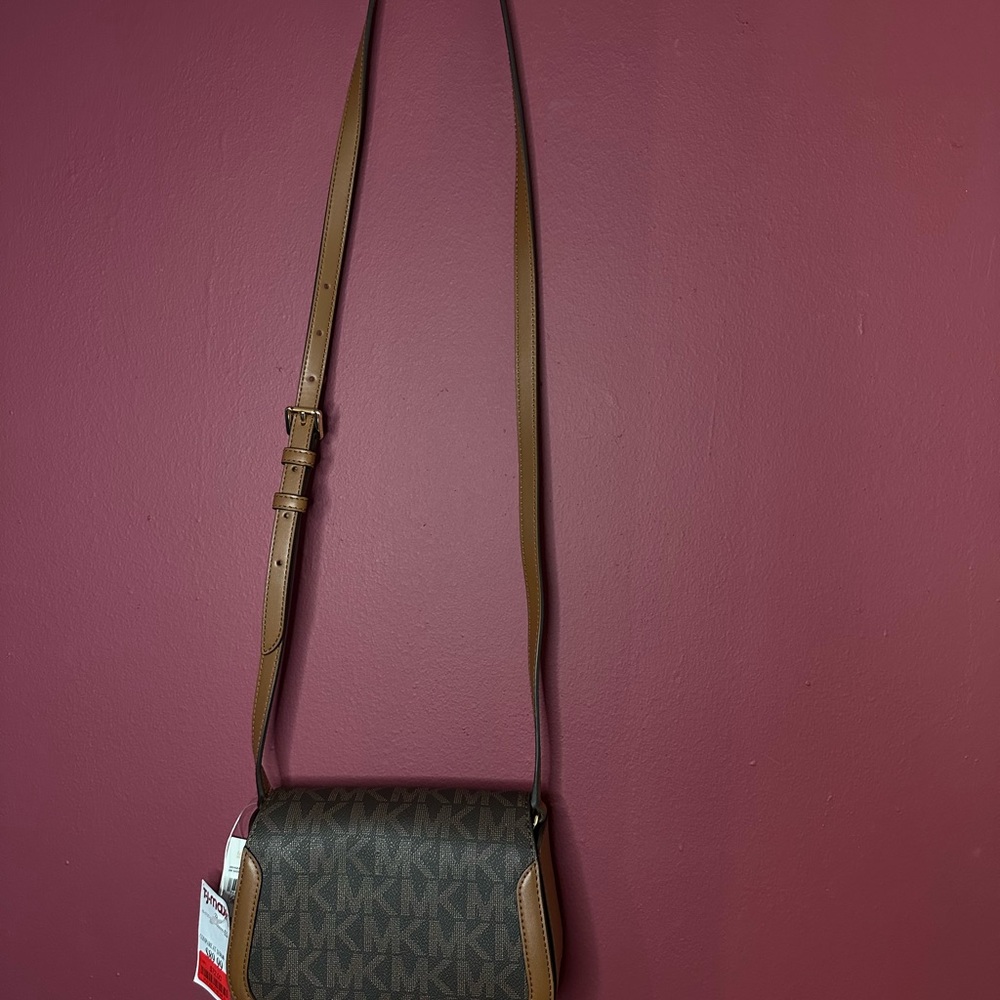 Michael Kors Dark Brown Crossbody Bag